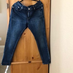 dkin straight leg jeans size 14w